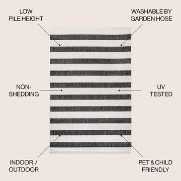 Aveiro Wide Stripe Indoor/outdoor Area Rug